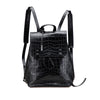 Secondhand Saint Laurent Croc Embossed Calfskin Sac De Jour Backpack