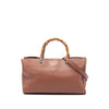 Gucci Medium Calfskin Bamboo Shopper Satchel Secondhand