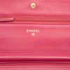 Chanel CC Embossed Lambskin Camellia Wallet On Chain Secondhand