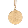 Chanel CC Gold Plated Enamel Round Pendant Necklace Secondhand