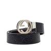 Gucci Guccissima Interlocking G Buckle Reversible Belt Secondhand