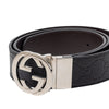 Gucci Guccissima Interlocking G Buckle Reversible Belt Secondhand