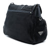 Prada Saffiano Trimmed Tessuto Buckle Messenger Bag Secondhand