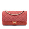 Secondhand Chanel Tricolor Quilted Denim Reissue 2.55 Double Flap 227