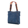 Chanel Small CC Stitched Denim Tote Secondhand