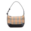 Burberry Haymarket Check Canvas Shoulder Bag Secondhand