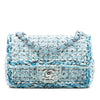 Chanel Mini Rectangular Classic Tweed Braided Single Flap Secondhand
