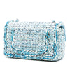 Chanel Mini Rectangular Classic Tweed Braided Single Flap Secondhand