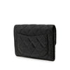 Chanel Perforated Quilted Lambskin Small Flap Wallet Secondhand