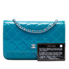 Chanel CC Quilted Patent Wallet on Chain Secondhand