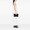 Prada Saffiano Trimmed Tessuto Impunturato Clutch Secondhand