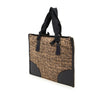 Prada Vitello Trimmed Tweed Flat Handbag Secondhand