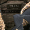 Prada Vitello Trimmed Tweed Flat Handbag Secondhand