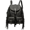 Saint Laurent Calfskin Fringe Festival Backpack Secondhand