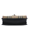 Burberry Small Leather and House Check Canvas Derby Macken Crossbody Secondhand