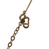 Dior Gold Plated CD Logo Pendant Necklace Secondhand