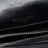 Saint Laurent Croc Embossed Leather Monogram Monochrome Envelope Chain Wallet Secondhand