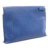 LOEWE Large Linen Embossed Calfskin Anagram T Pouch Secondhand