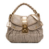Miu Miu Matelasse Canvas Coffer Satchel Secondhand
