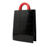 Chanel Choco Bar Patent Coco Mademoiselle Vertical Tote Secondhand