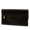 Chanel CC Lambskin Stitched Double Flap Long Wallet Secondhand