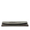 Chanel CC Lambskin Stitched Double Flap Long Wallet Secondhand