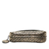 Bottega Veneta Metallic Calfskin Intrecciomirage Chain Flap Crossbody Secondhand
