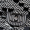 Chanel Medium Classic Canvas Sequin Stripes Double Flap Secondhand