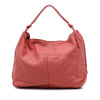 Bottega Veneta Large Intrecciato Trimmed Washed Cervo Deerskin Hobo Secondhand