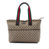 Gucci GG Canvas Web Tote Secondhand