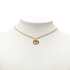Dior Gold Plated CD Logo Pendant Necklace Secondhand