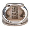Hermès Silver Plated Bijouterie Fantaisie Corozo Ring Secondhand