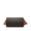 Celine Small Tricolor Calfskin and Nubuck Trapeze Satchel Secondhand