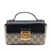 Gucci Mini GG Supreme Padlock Satchel Secondhand