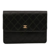 Chanel CC Satin Diamond Stitch Clutch Secondhand