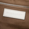 Burberry Medium Leather and House Check Canvas Maidstone Satchel Secondhand