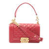 Chanel Small Quilted Lambskin Boy Flap Satchel Secondhand