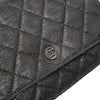 Chanel CC Quilted Crinkled Calfskin Wallet On Chain Secondhand