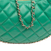 Chanel Small Quilted Lambskin Chain Around Hook Hobo Bag Secondhand
