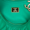 Chanel Small Quilted Lambskin Chain Around Hook Hobo Bag Secondhand