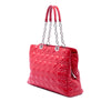 Dior Large Patent Cannage Lady Dior Soft Shopping Tote Secondhand