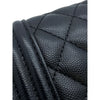 Secondhand Chanel Small Quilted Caviar Boy Flap