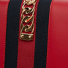 Gucci Small Leather Sylvie Web Satchel Secondhand