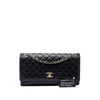 Chanel Jumbo Quilted Lambskin 3 Compartment Flap Secondhand