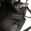 Saint Laurent Mini Leather Monogram Embellished Bourse Bucket Bag Secondhand