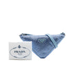 Prada Satin Crystal Embellished Triangle Shoulder Bag Secondhand