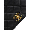 Chanel CC Quilted Lambskin Turnlock Full Single Flap Secondhand