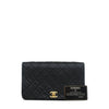 Chanel CC Quilted Lambskin Turnlock Full Single Flap Secondhand