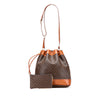 Celine Macadam Coated Canvas Drawstring Bucket Bag Secondhand