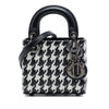 Dior Micro Calfskin Houndstooth Embossed Macro Lady Dior Secondhand